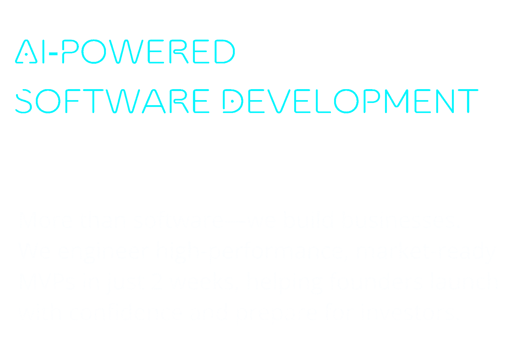 AI-powered software development text
